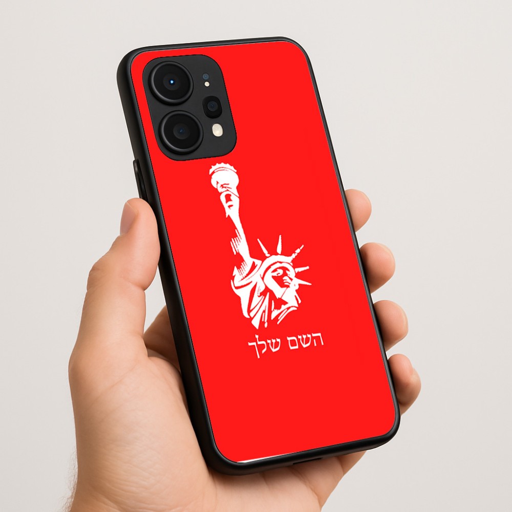 כיסוי בעיצוב אישי עם השם שלך לדגם - Realme P4 Power 5G בעיצוב פסל החירות