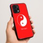 כיסוי בעיצוב אישי עם השם שלך לדגם - Realme P4 Power 5G בעיצוב סמל יינג יאנג