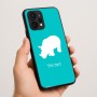 כיסוי בעיצוב אישי עם השם שלך לדגם - Realme P4 Power 5G בעיצוב קרנף