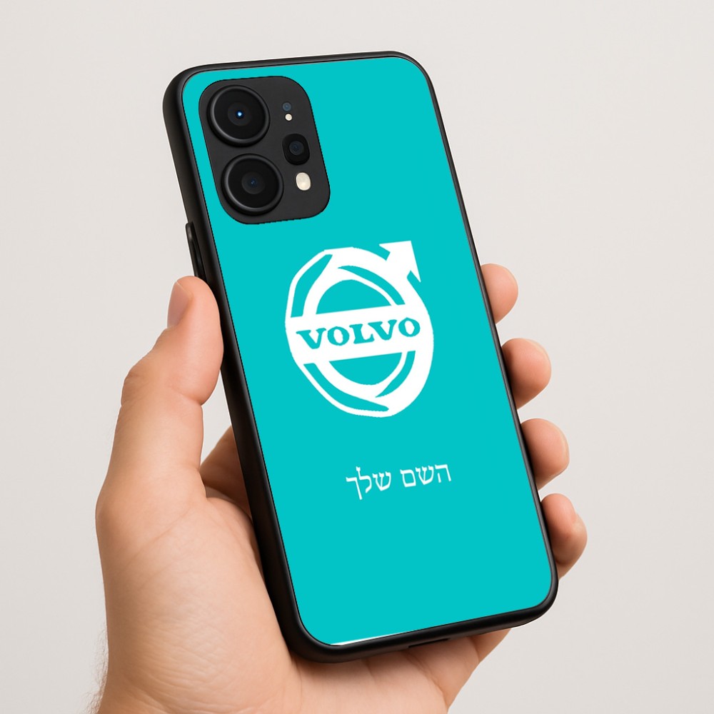 כיסוי בעיצוב אישי עם השם שלך לדגם - Realme P4 Power 5G בעיצוב וולוו