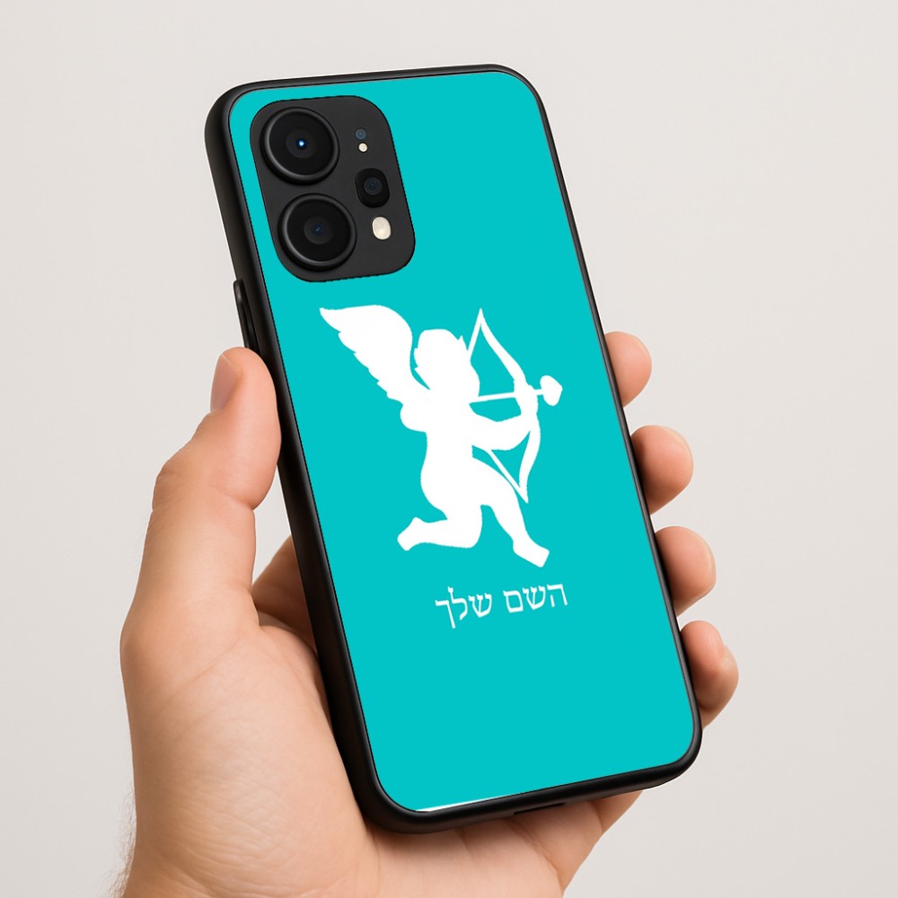 כיסוי בעיצוב אישי עם השם שלך לדגם - Realme P4 Power 5G בעיצוב קופידון