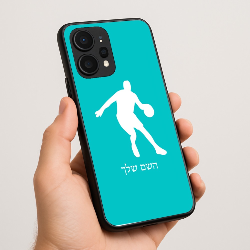 כיסוי בעיצוב אישי עם השם שלך לדגם - Realme P4 Power 5G בעיצוב שחקן כדורסל