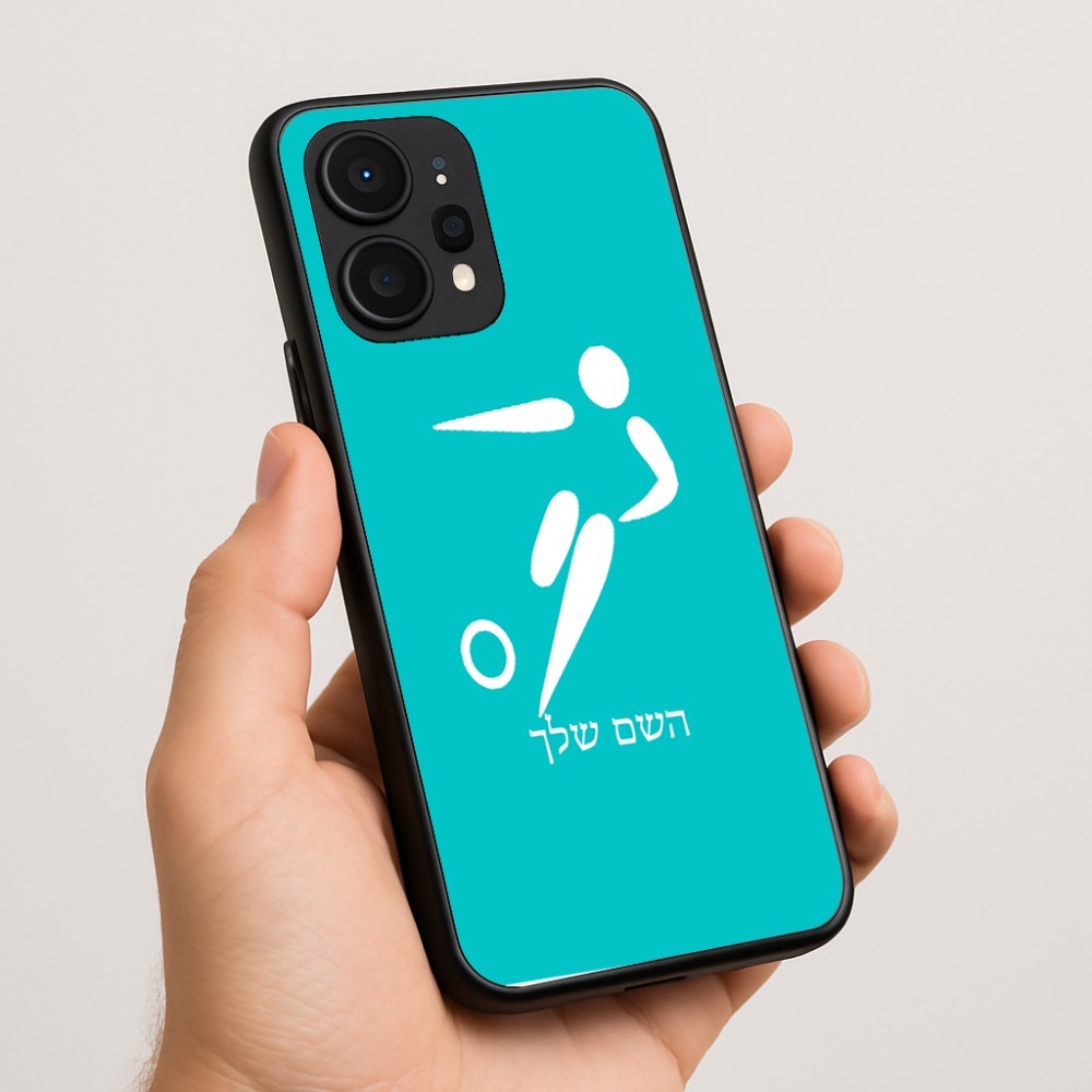 כיסוי בעיצוב אישי עם השם שלך לדגם - Realme P4 Power 5G בעיצוב כדורגל אולימפי