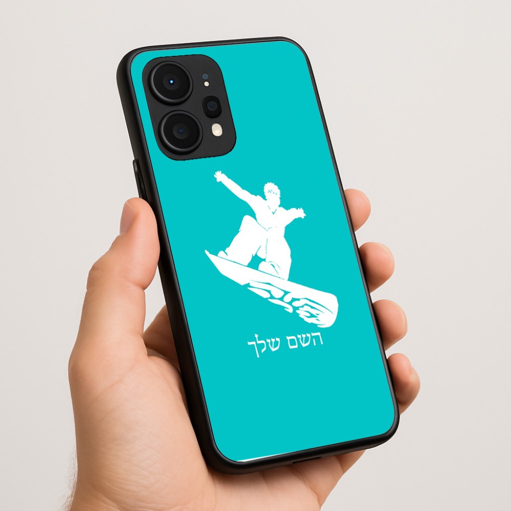 כיסוי בעיצוב אישי עם השם שלך לדגם - Realme P4 Power 5G בעיצוב סנובורדיסט