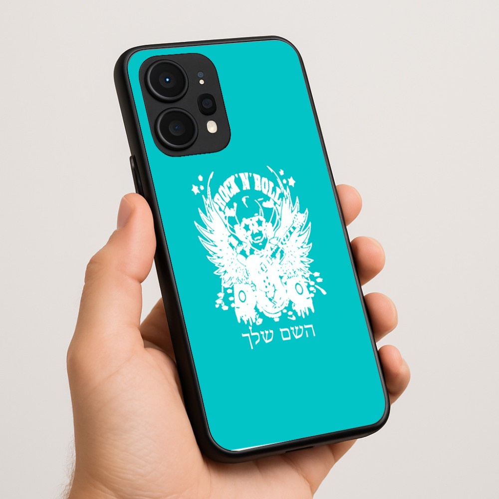 כיסוי בעיצוב אישי עם השם שלך לדגם - Realme P4 Power 5G בעיצוב רוקנרול