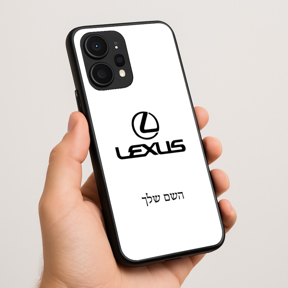 כיסוי בעיצוב אישי עם השם שלך לדגם - Realme P4 Power 5G בעיצוב לקסוס