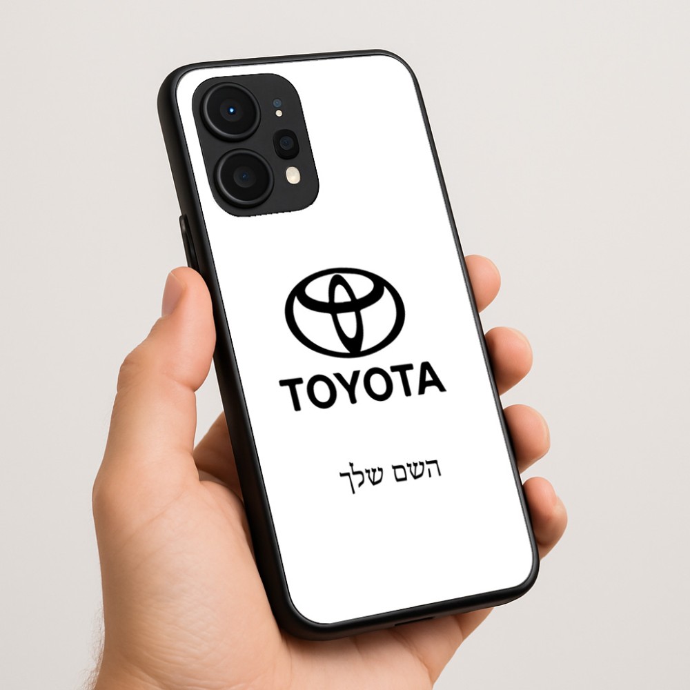 כיסוי בעיצוב אישי עם השם שלך לדגם - Realme P4 Power 5G בעיצוב טויוטה