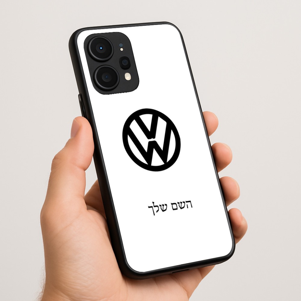 כיסוי בעיצוב אישי עם השם שלך לדגם - Realme P4 Power 5G בעיצוב פולקסווגן