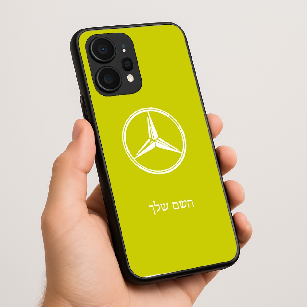 כיסוי בעיצוב אישי עם השם שלך לדגם - Realme P4 Power 5G בעיצוב מרצדס-בנץ