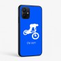 כיסוי בעיצוב אישי עם השם שלך לדגם - Realme P4x 5G בעיצוב רוכב אופניים