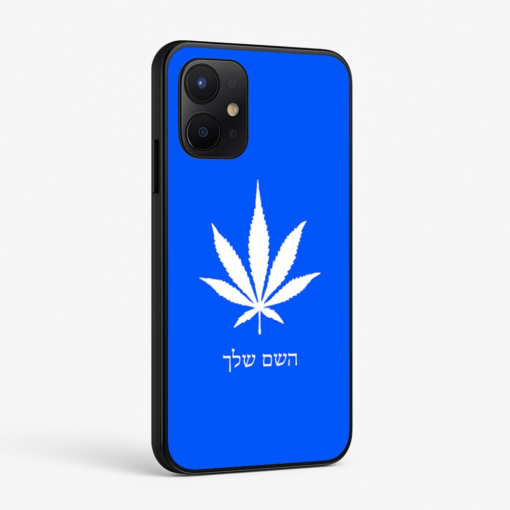 כיסוי בעיצוב אישי עם השם שלך לדגם - Realme P4x 5G בעיצוב עלה מריחואנה - גראס