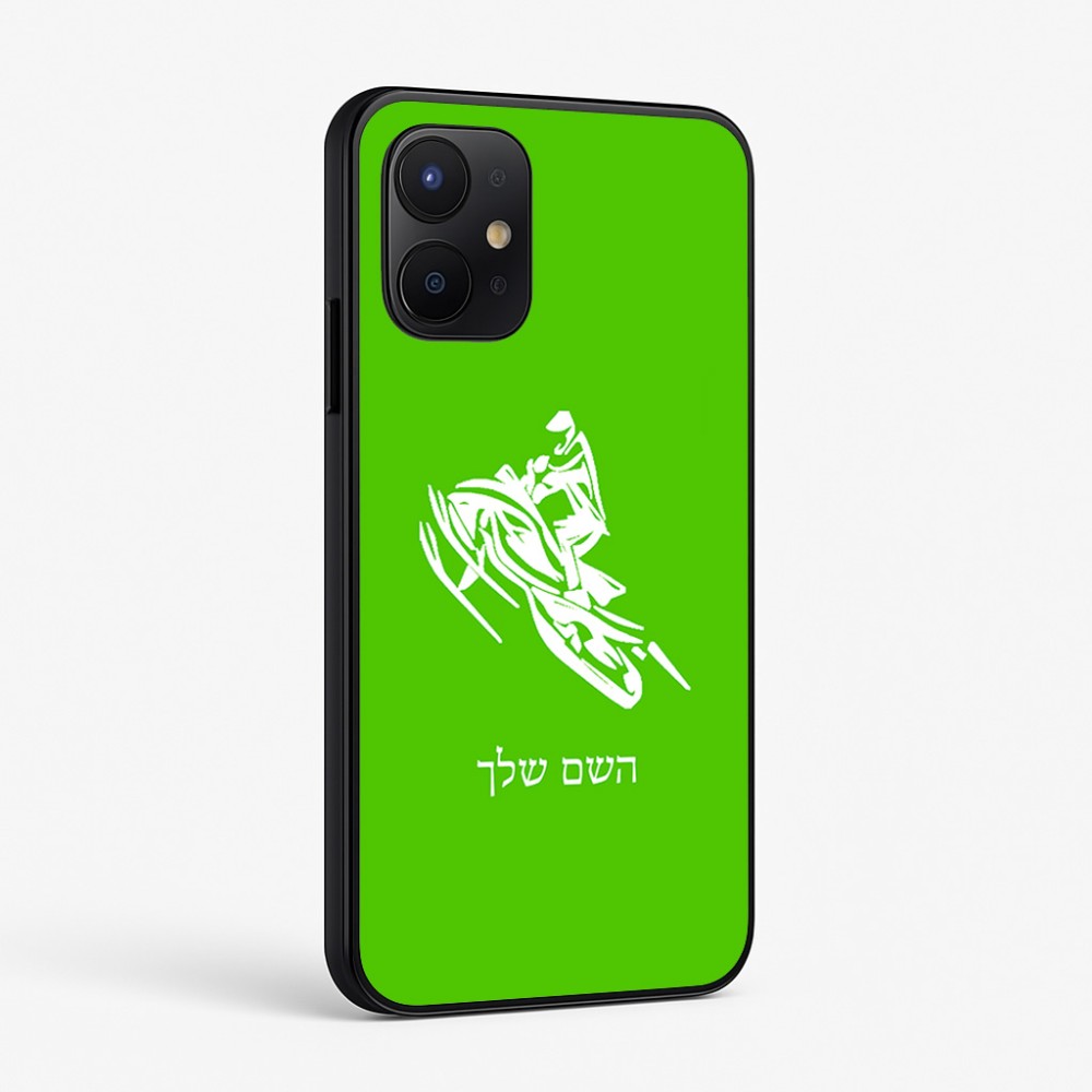 כיסוי בעיצוב אישי עם השם שלך לדגם - Realme P4x 5G בעיצוב אופנוע שלג