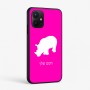 כיסוי בעיצוב אישי עם השם שלך לדגם - Realme P4x 5G בעיצוב קרנף