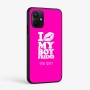 כיסוי בעיצוב אישי עם השם שלך לדגם - Realme P4x 5G בעיצוב נשקי את חבר שלי