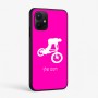 כיסוי בעיצוב אישי עם השם שלך לדגם - Realme P4x 5G בעיצוב רוכב אופניים