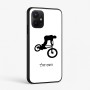כיסוי בעיצוב אישי עם השם שלך לדגם - Realme P4x 5G בעיצוב רוכב אופניים