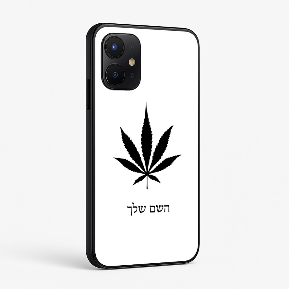 כיסוי בעיצוב אישי עם השם שלך לדגם - Realme P4x 5G בעיצוב עלה מריחואנה - גראס