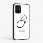 כיסוי בעיצוב אישי עם השם שלך לדגם - Realme P4x 5G בעיצוב סטטוסקופ רופא