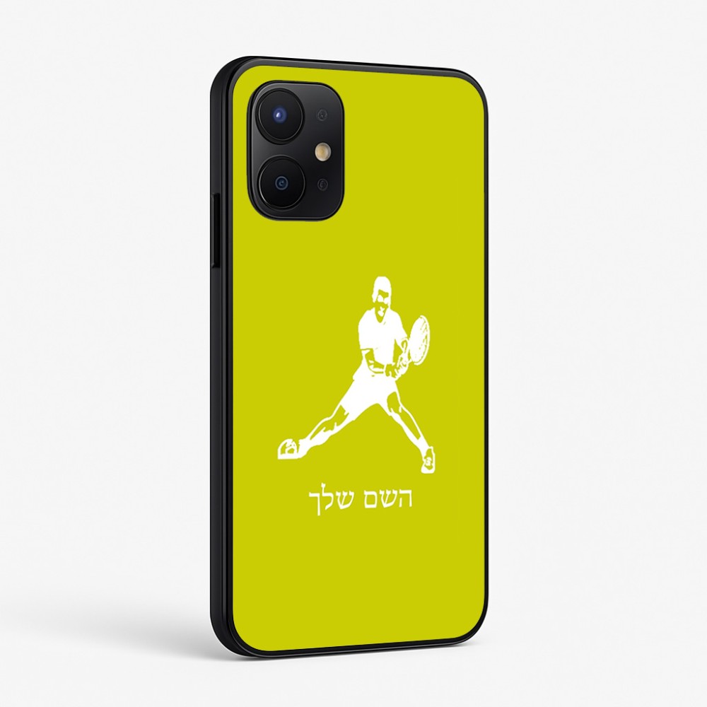 כיסוי בעיצוב אישי עם השם שלך לדגם - Realme P4x 5G בעיצוב שחקן טניס