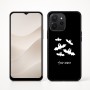 כיסוי בעיצוב אישי עם השם שלך לדגם - Realme P4x 5G בעיצוב עטלפים