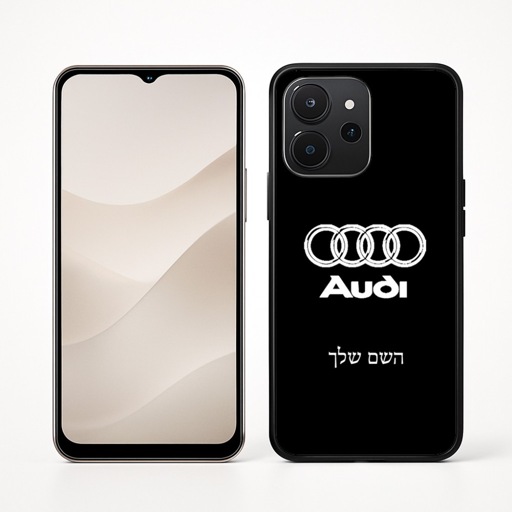 כיסוי בעיצוב אישי עם השם שלך לדגם - Realme P4x 5G בעיצוב אאודי
