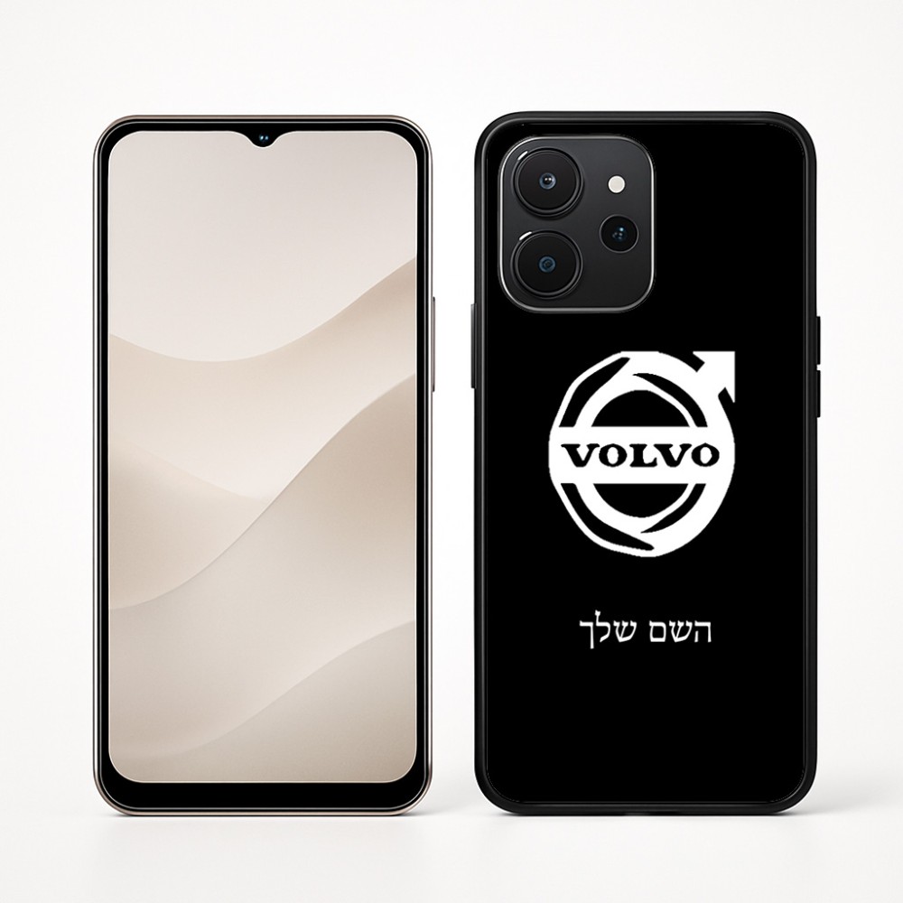 כיסוי בעיצוב אישי עם השם שלך לדגם - Realme P4x 5G בעיצוב וולוו