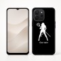 כיסוי בעיצוב אישי עם השם שלך לדגם - Realme P4x 5G בעיצוב אישה שטן