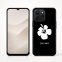 כיסוי בעיצוב אישי עם השם שלך לדגם - Realme P4x 5G בעיצוב פרח היביסקוס