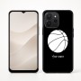 כיסוי בעיצוב אישי עם השם שלך לדגם - Realme P4x 5G בעיצוב כדורסל