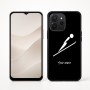 כיסוי בעיצוב אישי עם השם שלך לדגם - Realme P4x 5G בעיצוב קפיצת סקי אולימפית