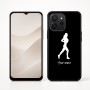 כיסוי בעיצוב אישי עם השם שלך לדגם - Realme P4x 5G בעיצוב רץ רץ אישה
