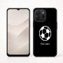 כיסוי בעיצוב אישי עם השם שלך לדגם - Realme P4x 5G בעיצוב כדורגל כדור כדורגל