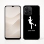 כיסוי בעיצוב אישי עם השם שלך לדגם - Realme P4x 5G בעיצוב שחקנית כדורגל - אישה