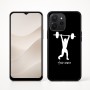 כיסוי בעיצוב אישי עם השם שלך לדגם - Realme P4x 5G בעיצוב הרמת משקולות