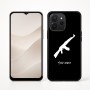 כיסוי בעיצוב אישי עם השם שלך לדגם - Realme P4x 5G בעיצוב אק 47