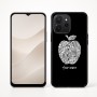 כיסוי בעיצוב אישי עם השם שלך לדגם - Realme P4x 5G בעיצוב הדפס תפוח