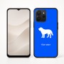 כיסוי בעיצוב אישי עם השם שלך לדגם - Realme P4x 5G בעיצוב כלב