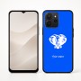 כיסוי בעיצוב אישי עם השם שלך לדגם - Realme P4x 5G בעיצוב ראש פיל