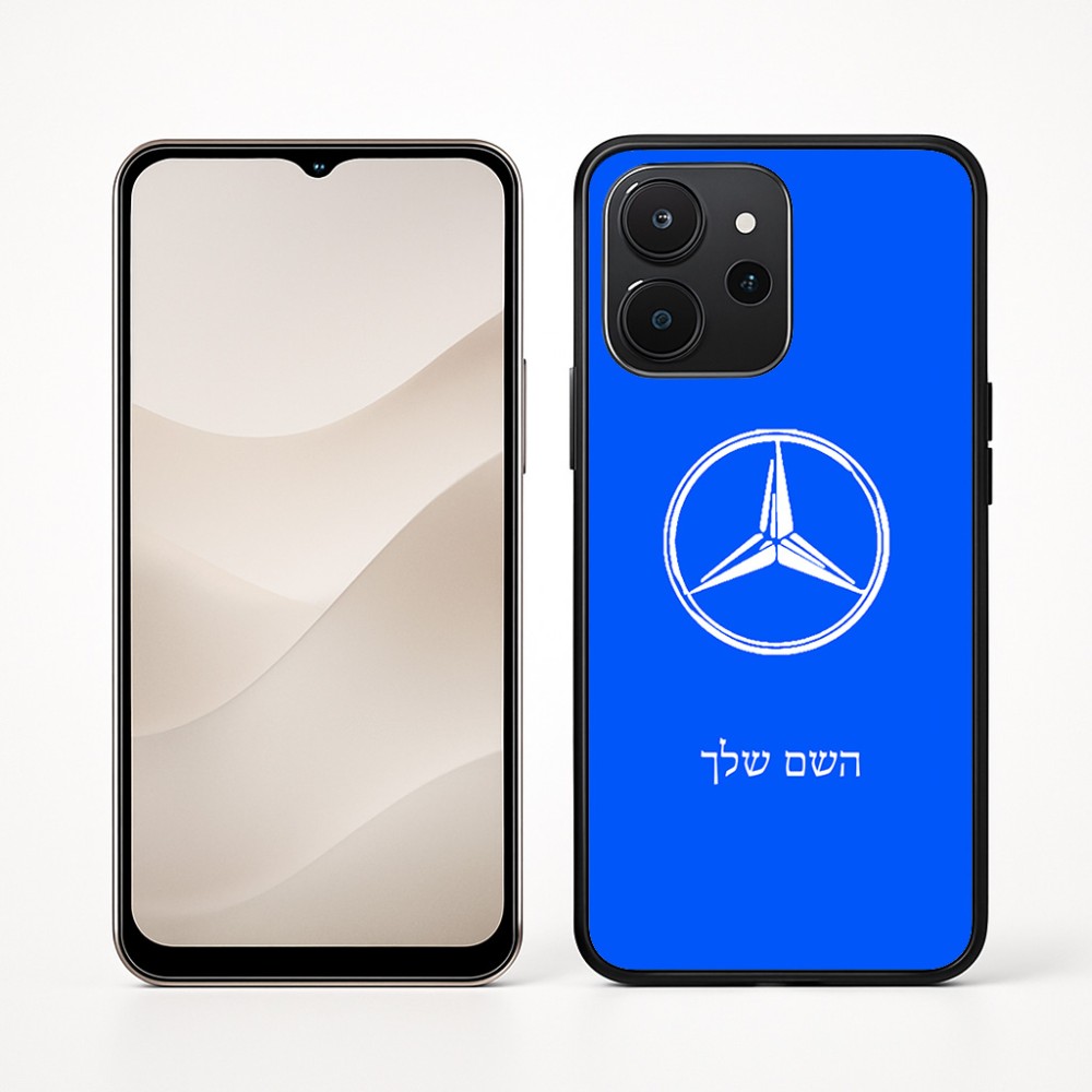 כיסוי בעיצוב אישי עם השם שלך לדגם - Realme P4x 5G בעיצוב מרצדס-בנץ