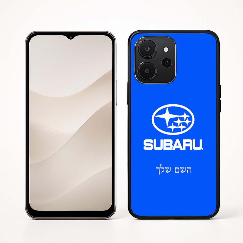 כיסוי בעיצוב אישי עם השם שלך לדגם - Realme P4x 5G בעיצוב סובארו