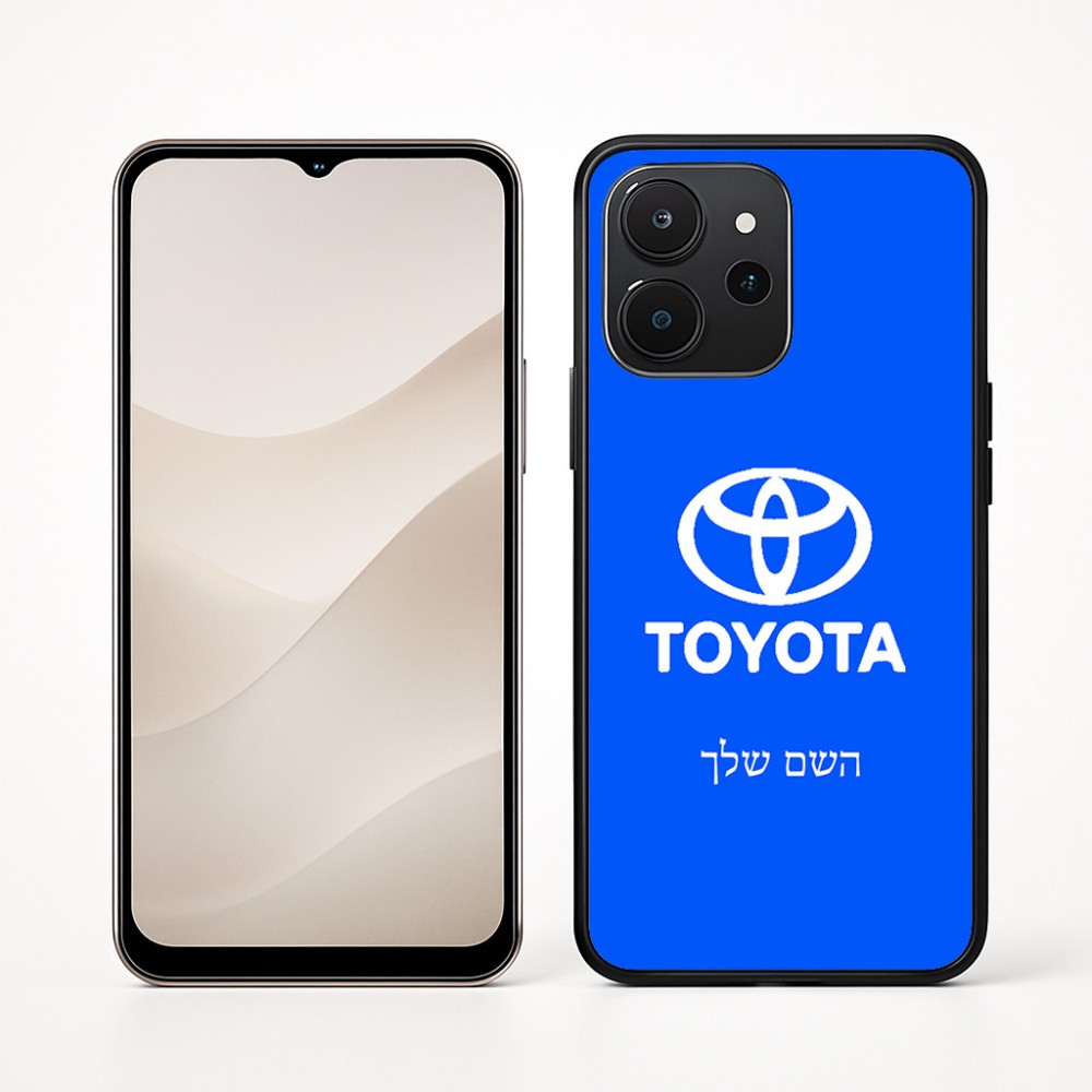 כיסוי בעיצוב אישי עם השם שלך לדגם - Realme P4x 5G בעיצוב טויוטה