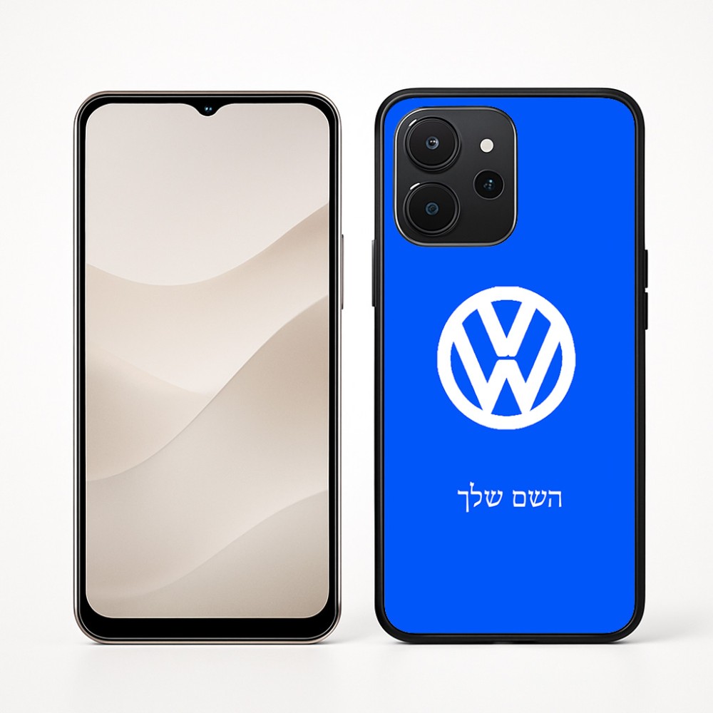 כיסוי בעיצוב אישי עם השם שלך לדגם - Realme P4x 5G בעיצוב פולקסווגן