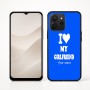 כיסוי בעיצוב אישי עם השם שלך לדגם - Realme P4x 5G בעיצוב אוהב את החברה שלי