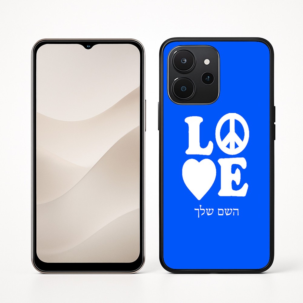 כיסוי בעיצוב אישי עם השם שלך לדגם - Realme P4x 5G בעיצוב אהבה
