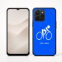 כיסוי בעיצוב אישי עם השם שלך לדגם - Realme P4x 5G בעיצוב אופניים אולימפיים