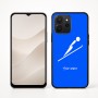 כיסוי בעיצוב אישי עם השם שלך לדגם - Realme P4x 5G בעיצוב קפיצת סקי אולימפית
