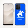 כיסוי בעיצוב אישי עם השם שלך לדגם - Realme P4x 5G בעיצוב שחקן פולו - סוס