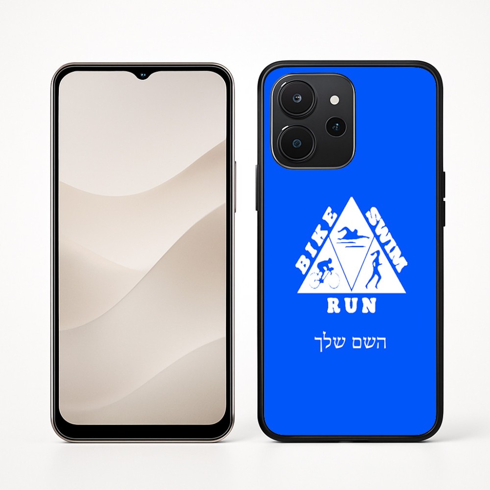כיסוי בעיצוב אישי עם השם שלך לדגם - Realme P4x 5G בעיצוב טריאתלון