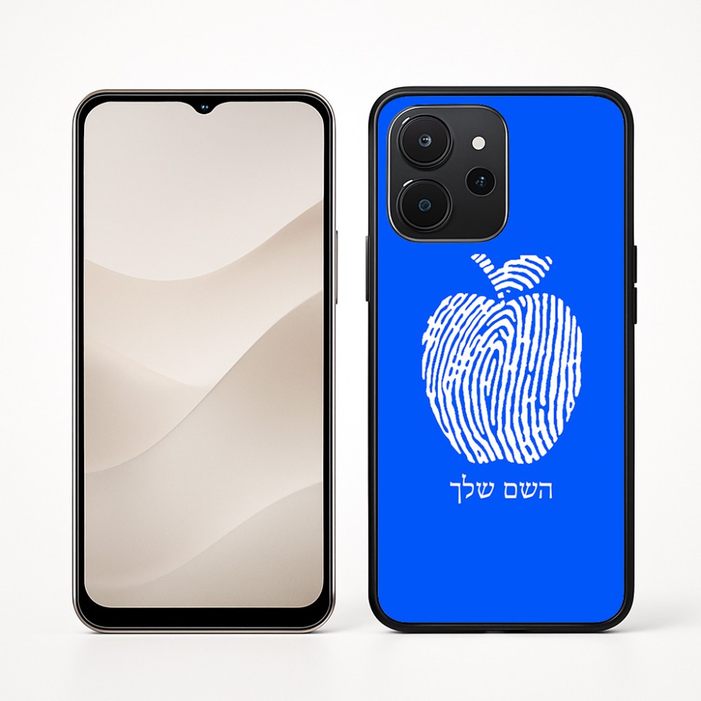 כיסוי בעיצוב אישי עם השם שלך לדגם - Realme P4x 5G בעיצוב הדפס תפוח