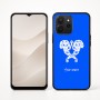 כיסוי בעיצוב אישי עם השם שלך לדגם - Realme P4x 5G בעיצוב פרחי קרן